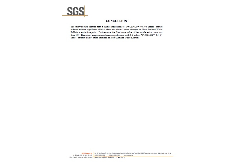 Phoenix TPE ISO 10993-10 Intracutaneous Irritation Test Report